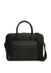 Tommy Hilfiger Textured Slim Laptop Bag, Black