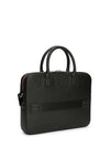 Tommy Hilfiger Textured Slim Laptop Bag, Black