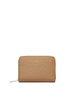 Tommy Hilfiger Textured Zip Around Wallet, Beige