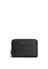 Tommy Hilfiger Textured Zip Around Wallet, Black