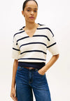 Tommy Hilfiger Premium Knit Relaxed Polo Shirt, Cream