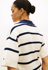 Tommy Hilfiger Premium Knit Relaxed Polo Shirt, Cream