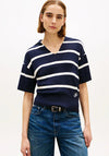 Tommy Hilfiger Premium Knit Relaxed Polo Shirt, Navy