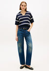 Tommy Hilfiger Premium Knit Relaxed Polo Shirt, Navy
