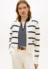 Tommy Hilfiger Premium Knit Gold-Tone Button Cardigan, Cream