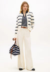 Tommy Hilfiger Premium Knit Gold-Tone Button Cardigan, Cream
