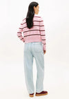 Tommy Hilfiger Premium Knit Gold-Tone Button Cardigan, Pink