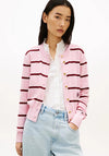 Tommy Hilfiger Premium Knit Gold-Tone Button Cardigan, Pink