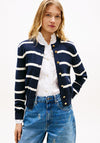 Tommy Hilfiger Premium Knit Gold-Tone Button Cardigan, Navy