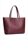 Tommy Hilfiger Textured Large Tote Bag, Wine