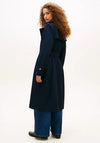 Tommy Hilfiger Gold Detail Slim Trench Coat, Navy