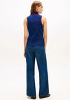 Tommy Hilfiger 1985 Slim Fit Pique Sleeveless Polo Shirt, Navy
