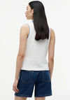 Tommy Hilfiger 1985 Slim Fit Pique Sleeveless Polo Shirt, White
