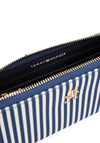 Tommy Hilfiger Poppy Summer Stripe Zip Around Large Wallet, Navy