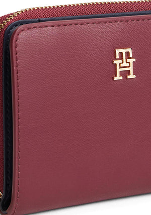Tommy Hilfiger Icon Zip Around Wallet, Wine