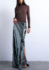 TSDINA SEQUIN MIDI SKIRT