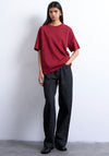 TOPSHOP Premium T-Shirt, Red