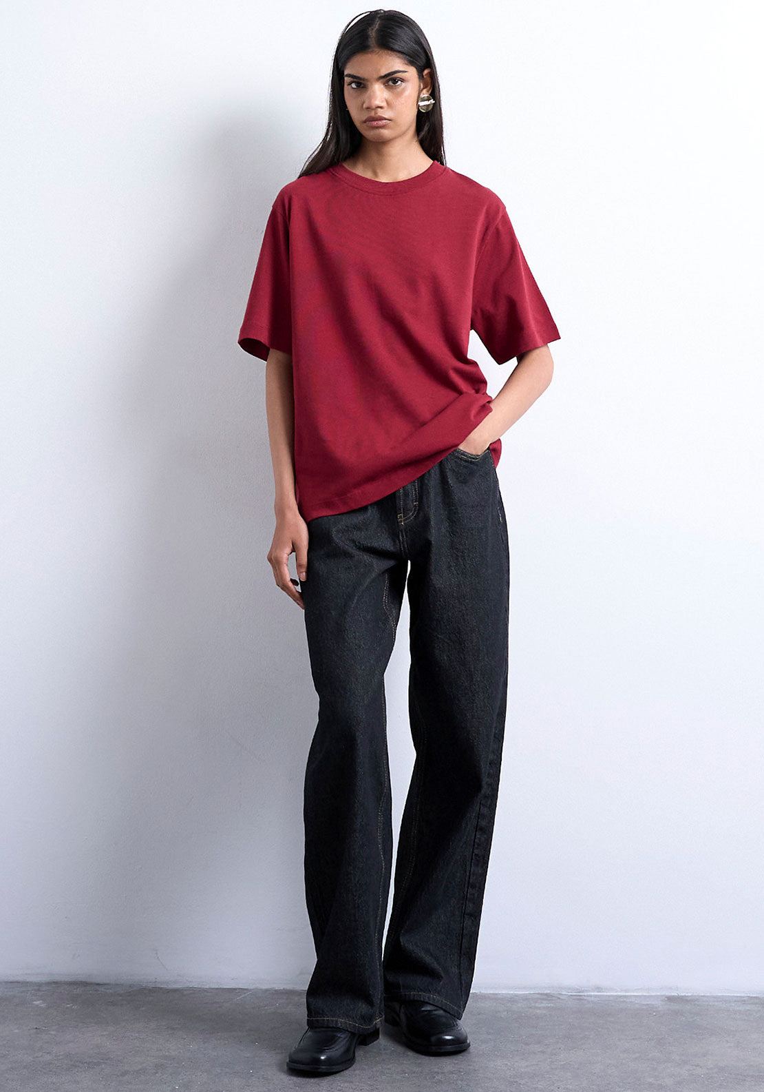 TOPSHOP Premium T-Shirt, Red