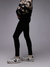 TOPSHOP Jamie Skinny Fit Jeans, Black Denim