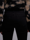 TOPSHOP Jamie Skinny Fit Jeans, Black Denim
