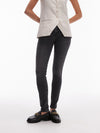 TOPSHOP Jamie Skinny Fit Faded Jeans, Black Denim