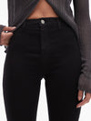 TOPSHOP Joni High Rise Skinny Jeans, Black