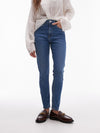 TOPSHOP Jamie Slim Leg Jeans, Medium Blue Denim