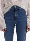 TOPSHOP Jamie Slim Leg Jeans, Medium Blue Denim