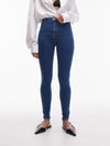 TOPSHOP Joni High Rise Skinny Jeans, Blue
