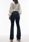 TOPSHOP Jamie High Rise Flared Jeans, Medium Blue