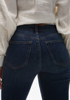 TOPSHOP Jamie High Rise Flared Jeans, Medium Blue