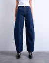 TOPSHOP Bente Mid Waist Wide Jeans, Blue