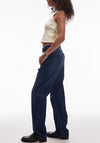 TOPSHOP Yvonne Straight Leg Jeans, Blue Denim