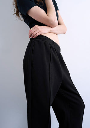 TOPSHOP Pia Cuffed Joggers, Black