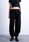 TOPSHOP Pia Cuffed Joggers, Black