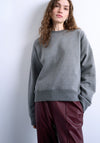 TOPSHOP Ultimate Sweatshirt, Dark Grey Melange