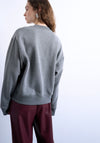 TOPSHOP Ultimate Sweatshirt, Dark Grey Melange