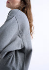 TOPSHOP Ultimate Sweatshirt, Dark Grey Melange