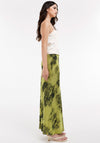 TOPSHOP Sanne Printed Maxi Skirt, Green