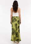 TOPSHOP Sanne Printed Maxi Skirt, Green