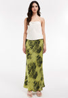 TOPSHOP Sanne Printed Maxi Skirt, Green