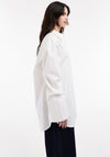 TOPSHOP Sabine Oversized Shirt, Snow White