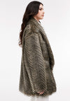 TOPSHOP Jessica Faux Fur Coat, Black