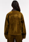 TOPSHOP Juliane Collar Jacket, Green