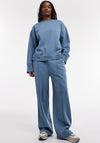 TOPSHOP Johanna Straight Leg Joggers, Blue