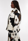 TOPSHOP May Western Trucker Jacket, Cream and black