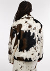 TOPSHOP May Western Trucker Jacket, Cream and black