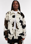 TOPSHOP May Western Trucker Jacket, Cream and black