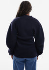 TOPSHOP Brit V Neck Cardigan, Navy