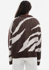 TOPSHOP Elinor Oversize Chunky Knit Jumper, Brown